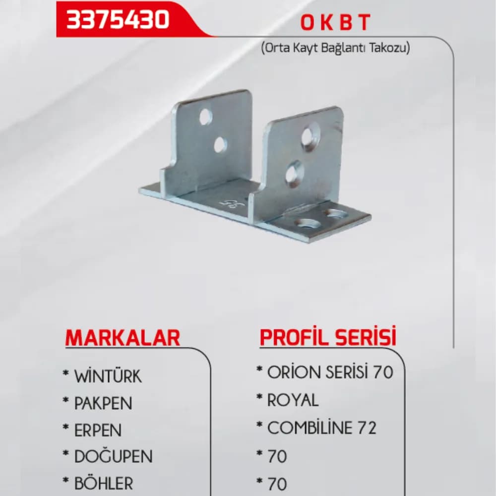 3As Orta Kayıt Takozu 33/3375-430