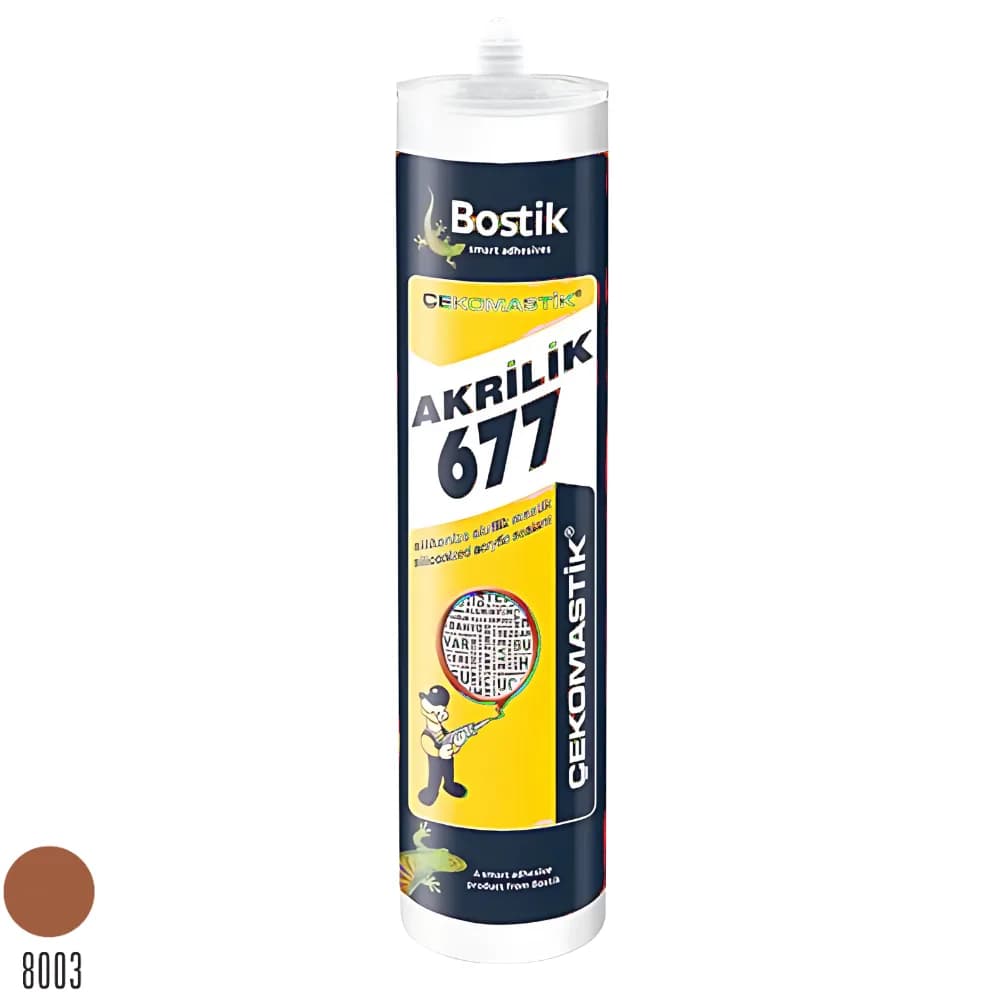 Bostik 677 Silikonize Akrilik Çekomastik A.Meşe