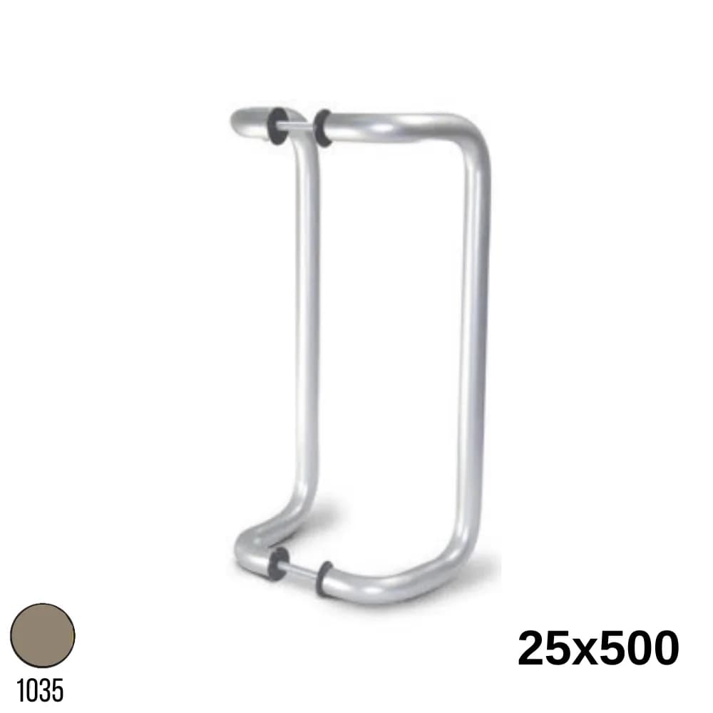 Kıvrık Kol 25X500 mm Bronz