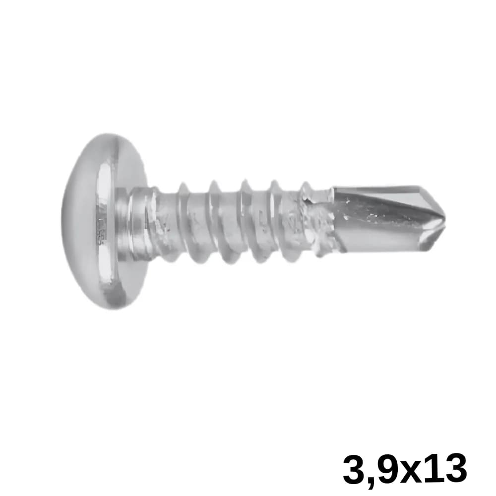 Wax 3,9 X 13 mm Yıldız Silindir Başlı Matkap Uçlu Vida 1000 Ad.