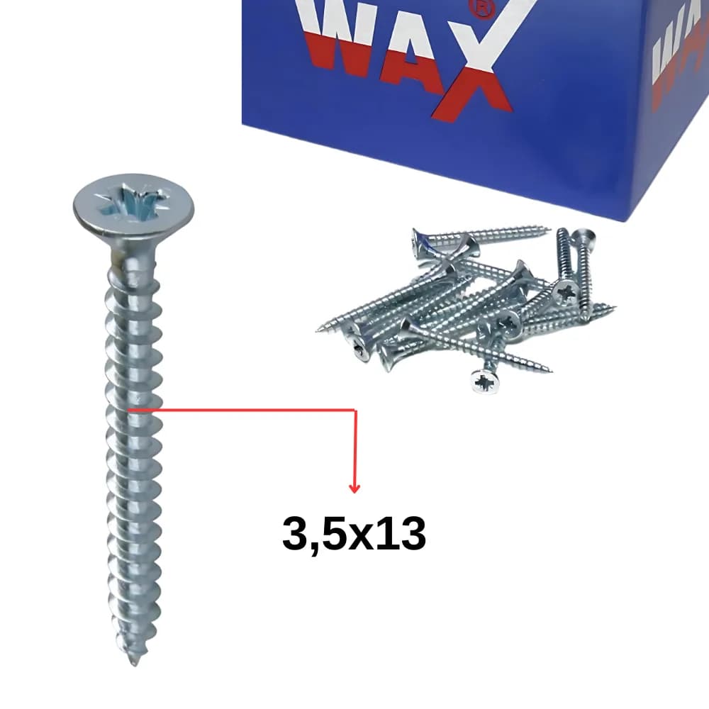 Wax 3,5 X 13 Sunta Vidası 1000 Ad.