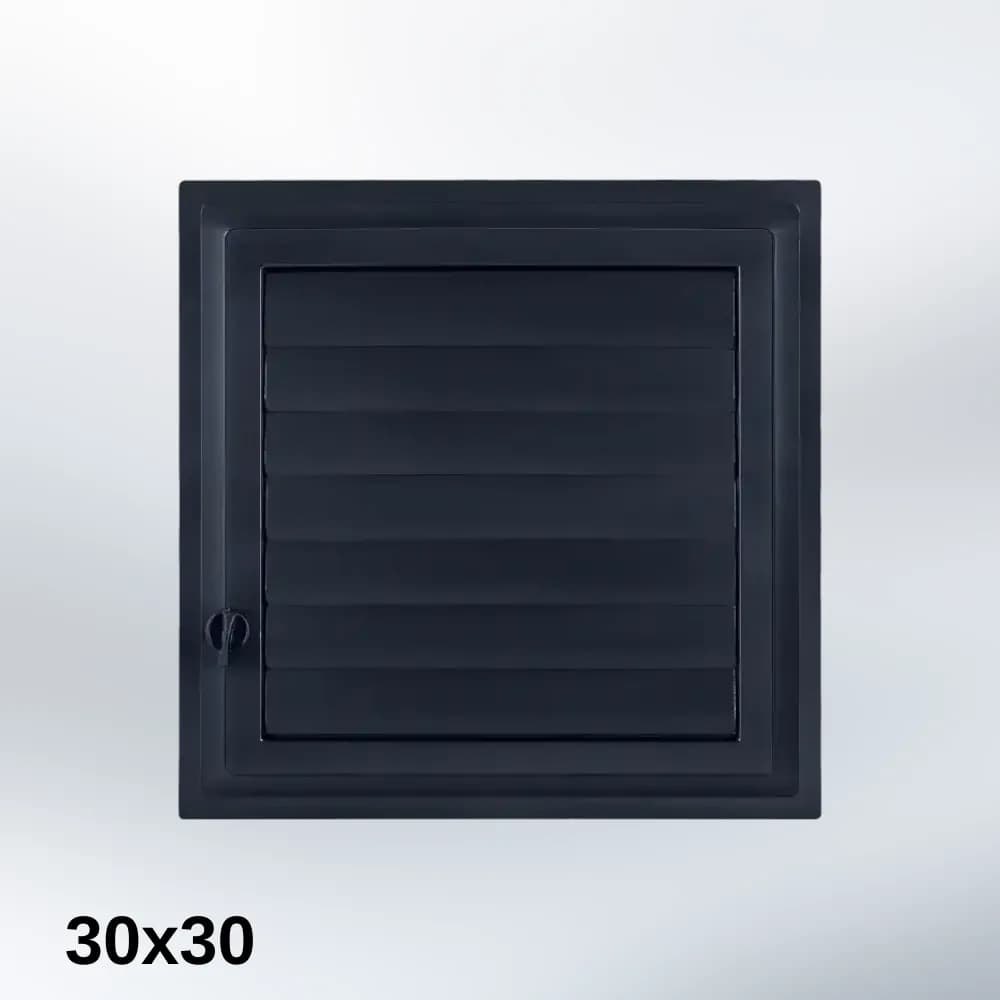 30X30 Plastik WC Banyo Menfezi - Antrasit