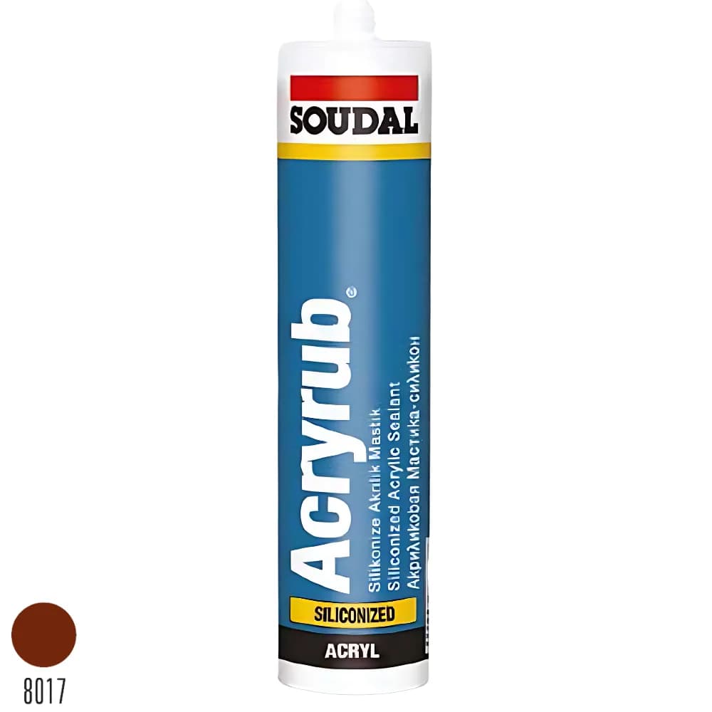 Soudal Acryrub Silikonize Mastik Altınmeşe 500 gr 417562