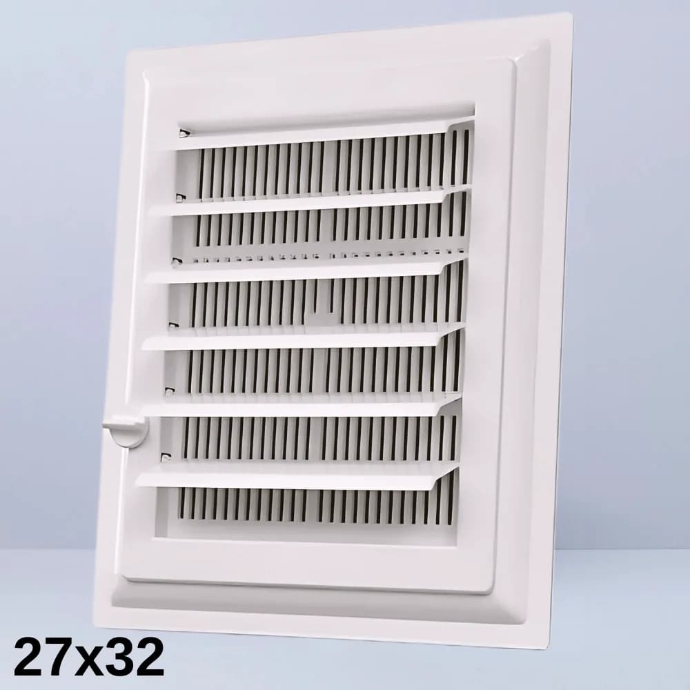 27X32 Plastik Wc Banyo Menfezi - Beyaz
