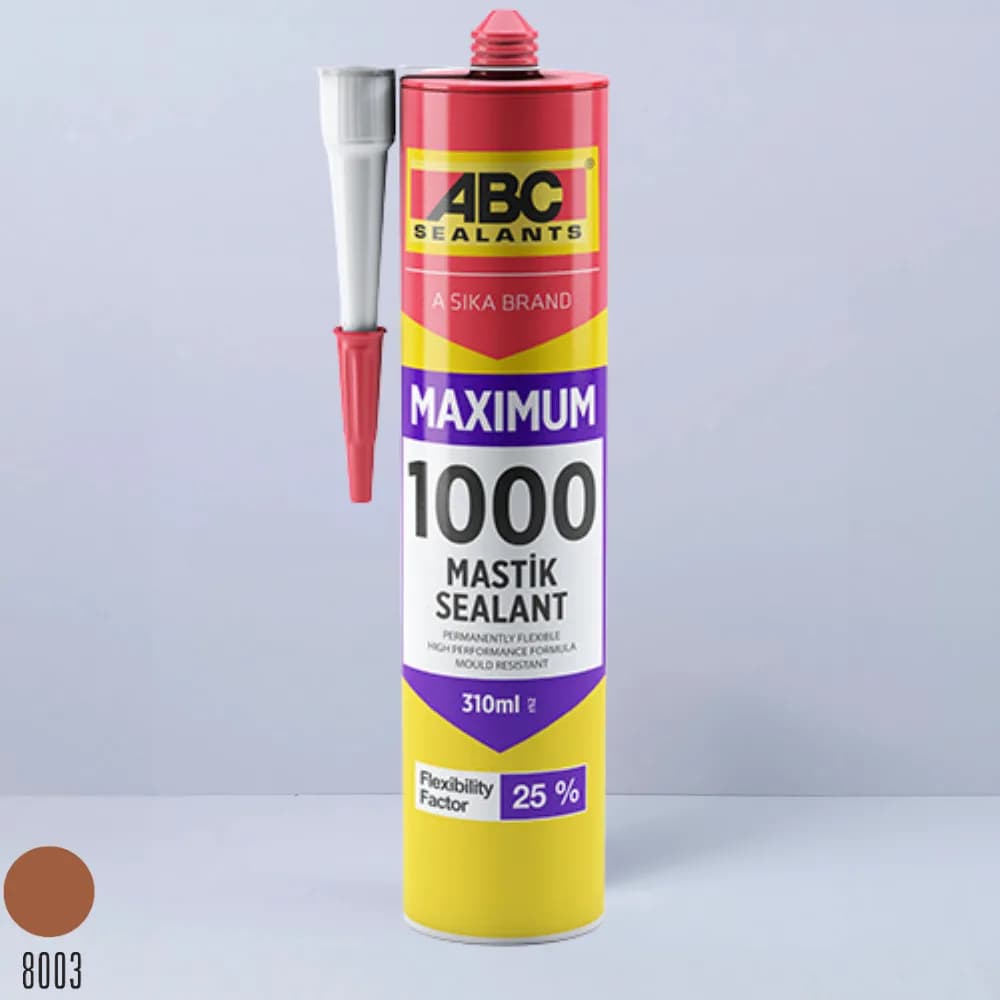 ABC 1000'lik Silikonlu Mastik Maximum Ultra A.Meşe