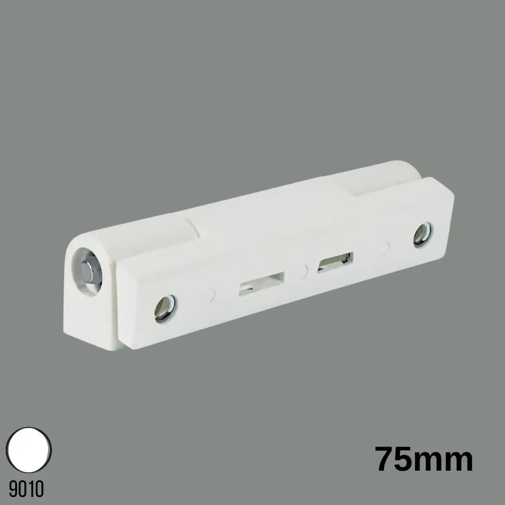 Saç Destekli Plastik Pencere Menteşesi 75 Mm Beyaz