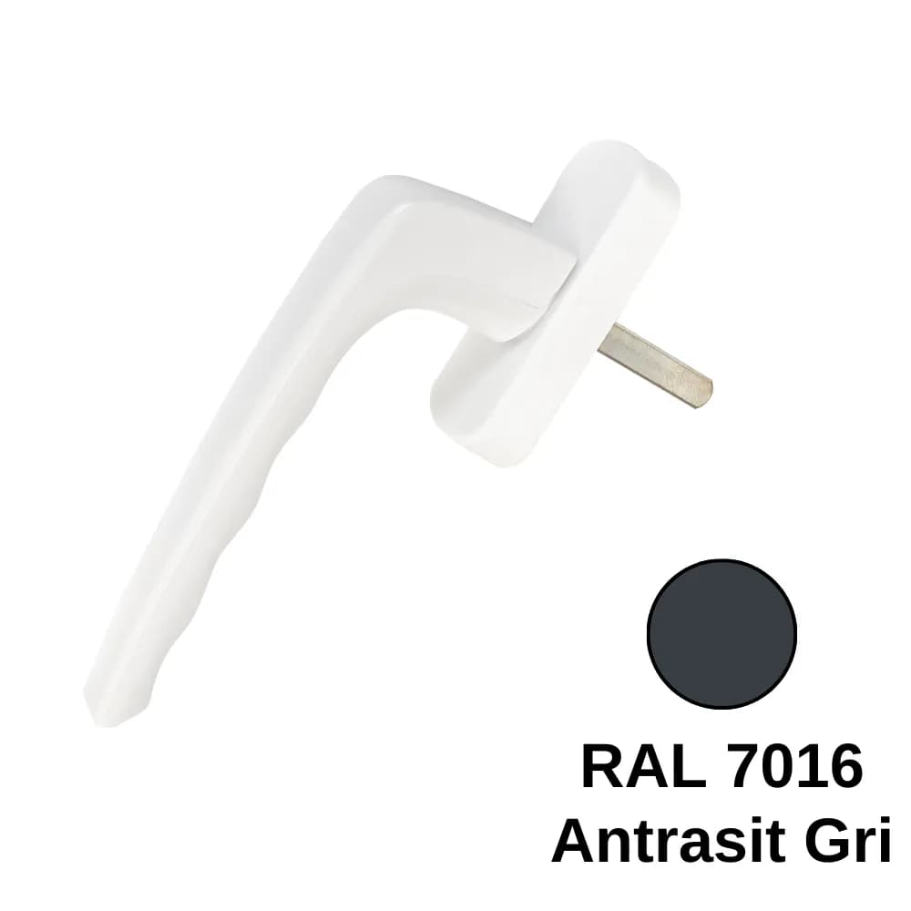 Endow Alüminyum Pencere Kolu Antrasit Gri