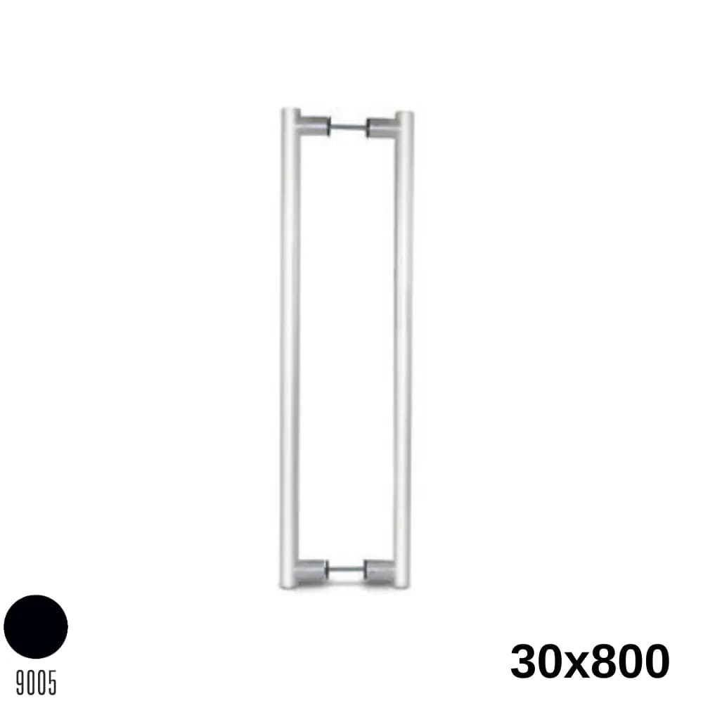 H Kol 30X800 mm Siyah
