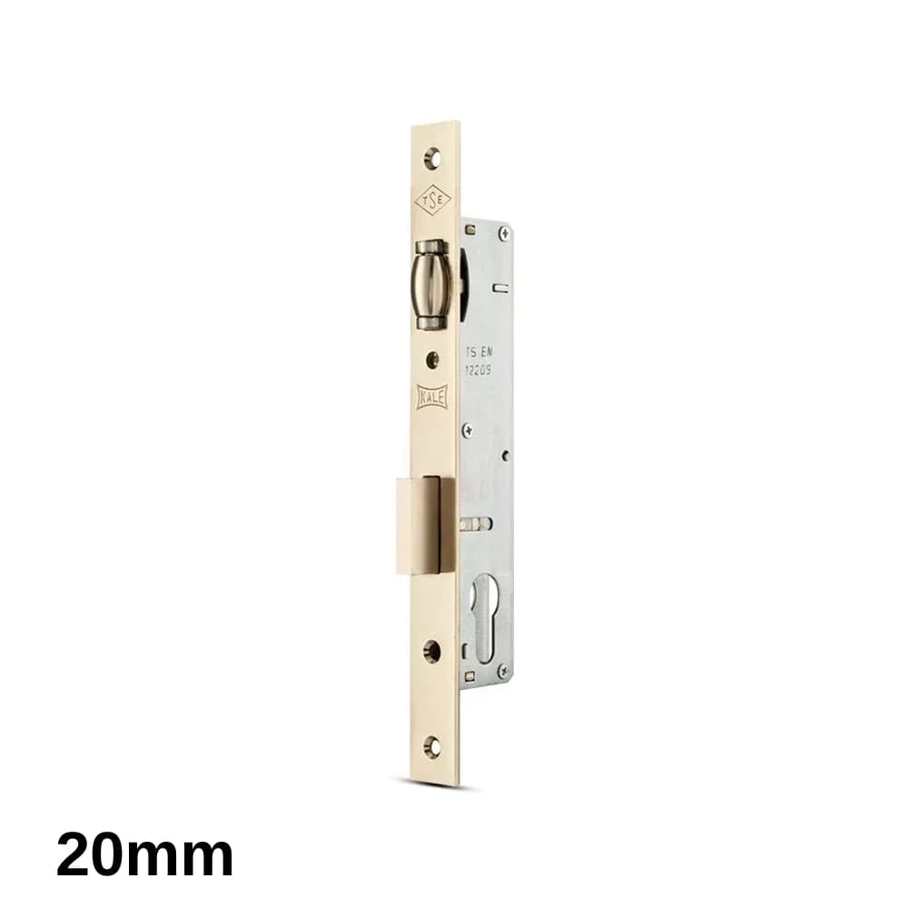 Kale 15520-4 Silin. Daire Kilidi Makaralı - Nikel 20 mm 15520000004