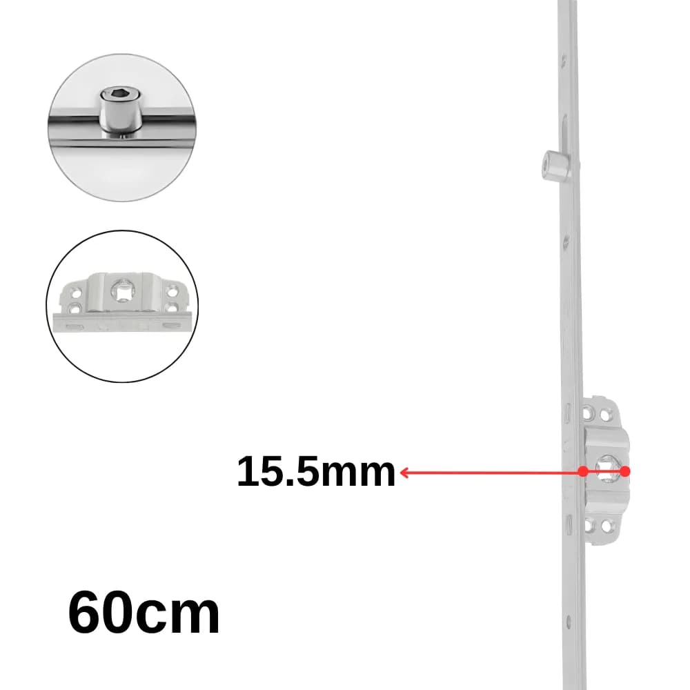 Endow 600 mm Tek Açılım İspanyoleti Saç Gövde Sk2