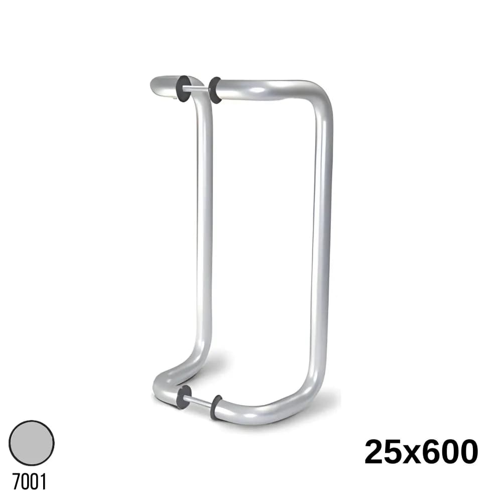 Kıvrık Kol 25X600 mm Eloksal