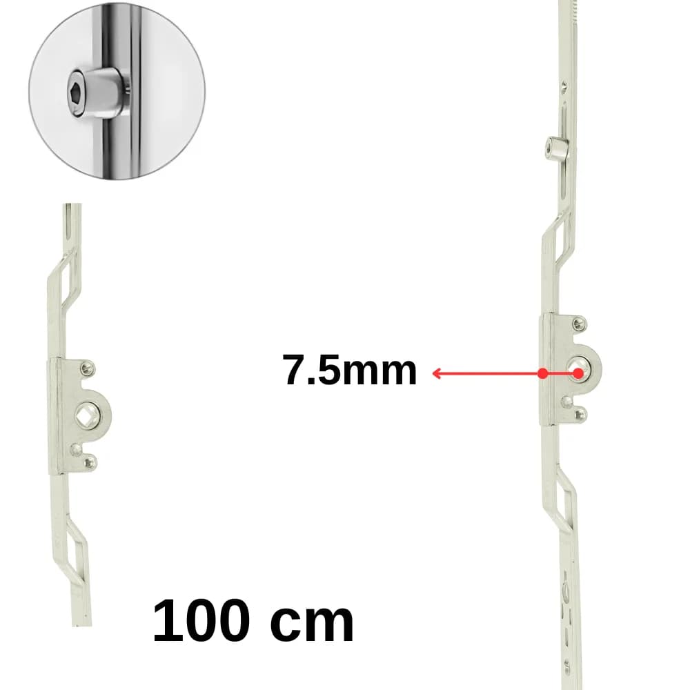 Endow 1000 mm Rampalı - Göbekli İspanyolet 7,5 Eksen