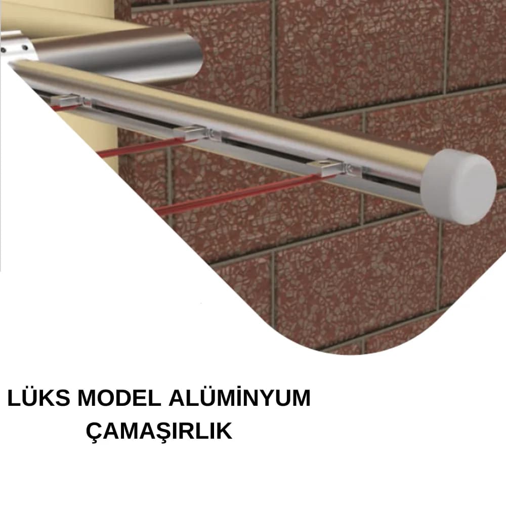 Alüminyum Parlak Çamaşırlık Lüks