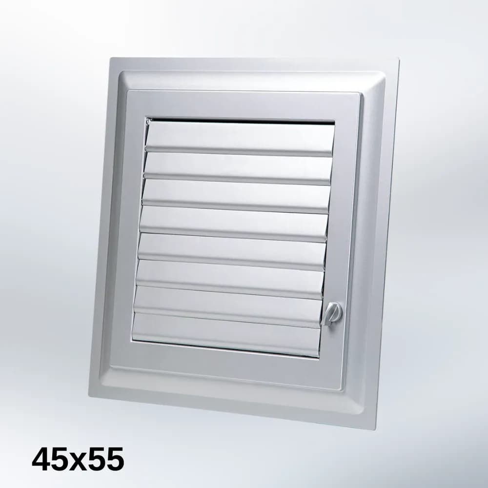 45X55 Plastik WC Banyo Menfezi - İnox
