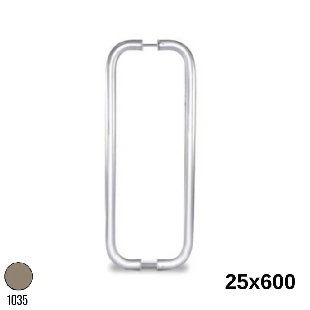 U Çekme Kol 25X600 mm Bronz