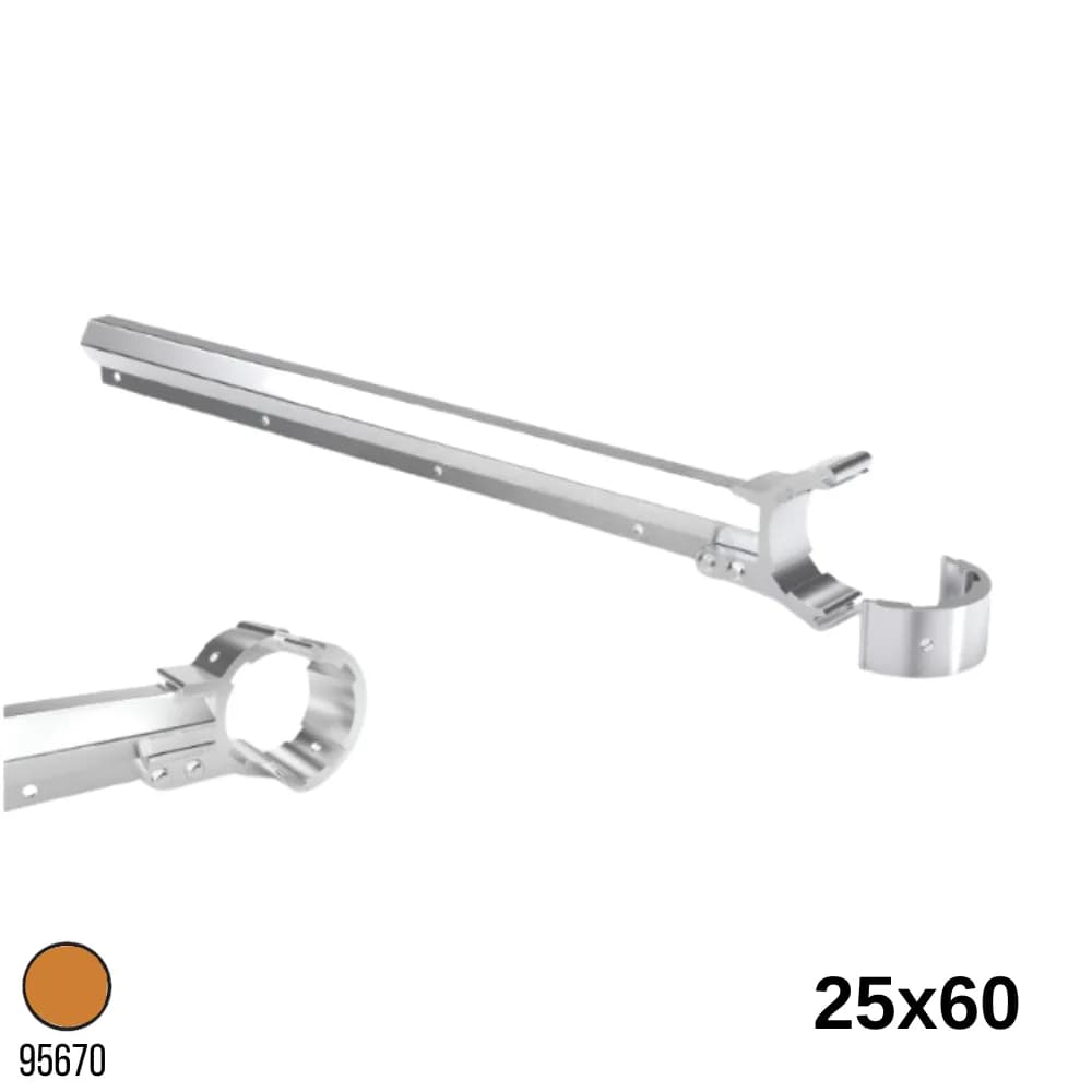 Alüminyum 25X60 Çamaşırlık Askısı Bronz