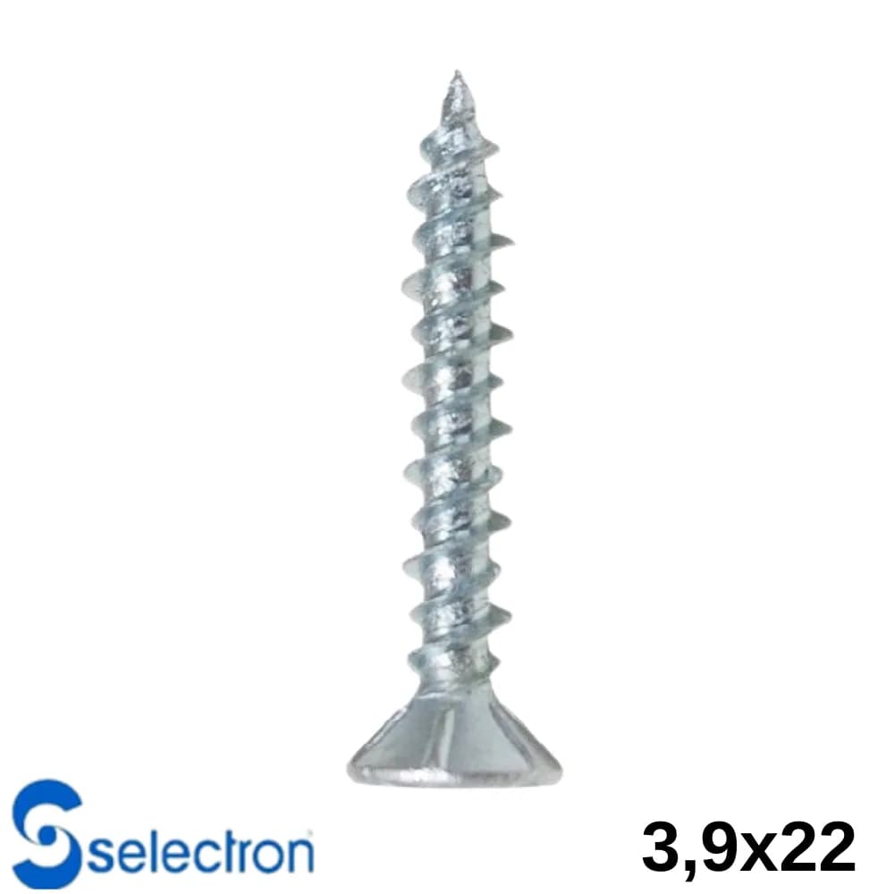 Selectron 3,9X22 Yıldız Havşa Başlı Seyrek Vida 3000 Ad.