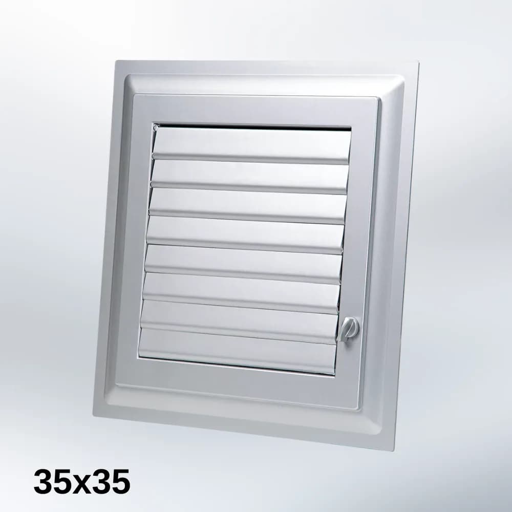 35X35 Plastik WC Banyo Menfezi - İnox
