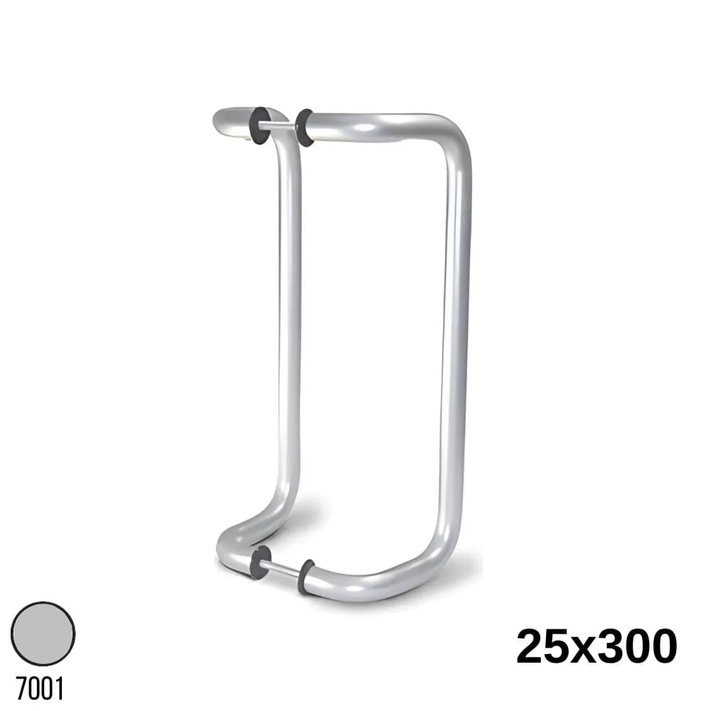 Kıvrık Kol 25X300 mm Eloksal