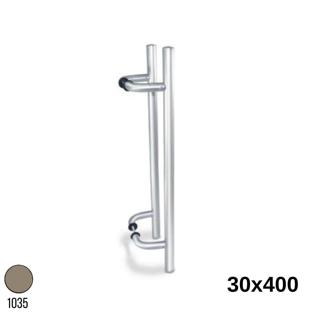 Köşeli H Kol 30X400 mm Bronz