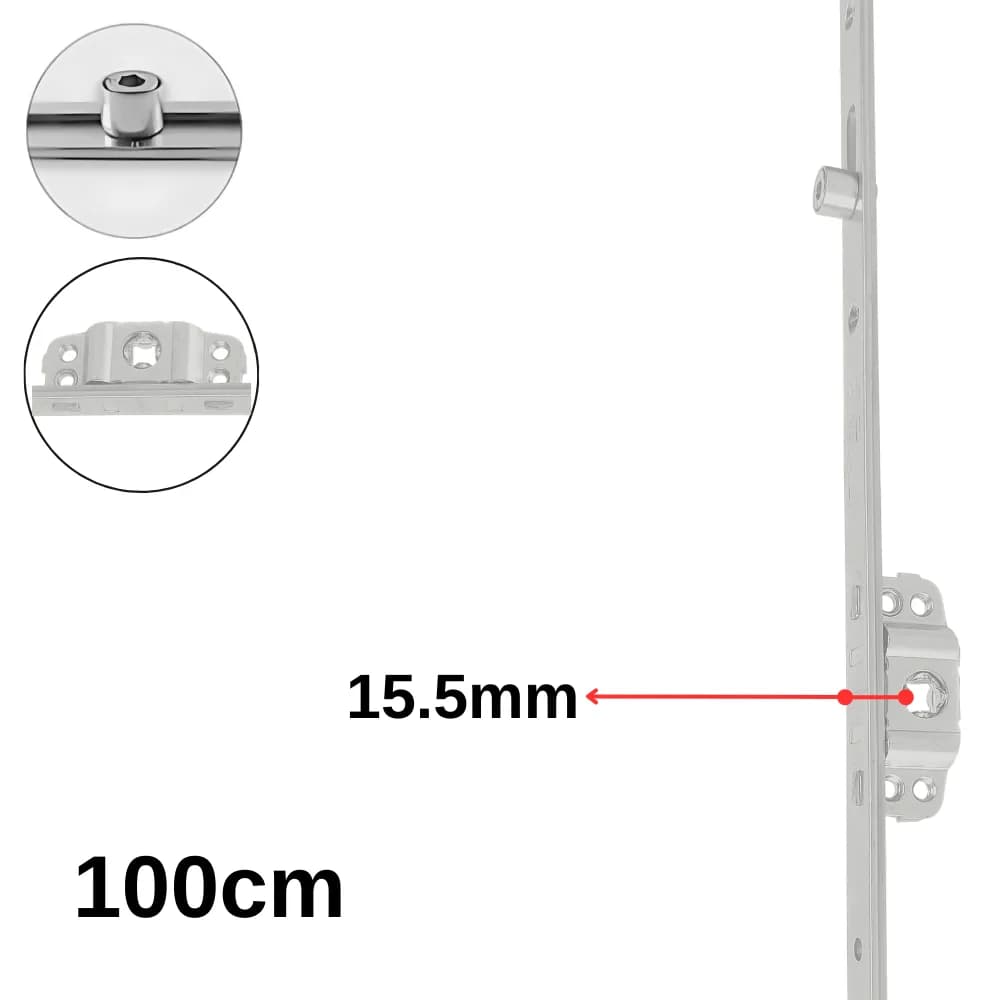 Endow 1000 mm Tek Açılım İspanyoleti Saç Gövde Sk3