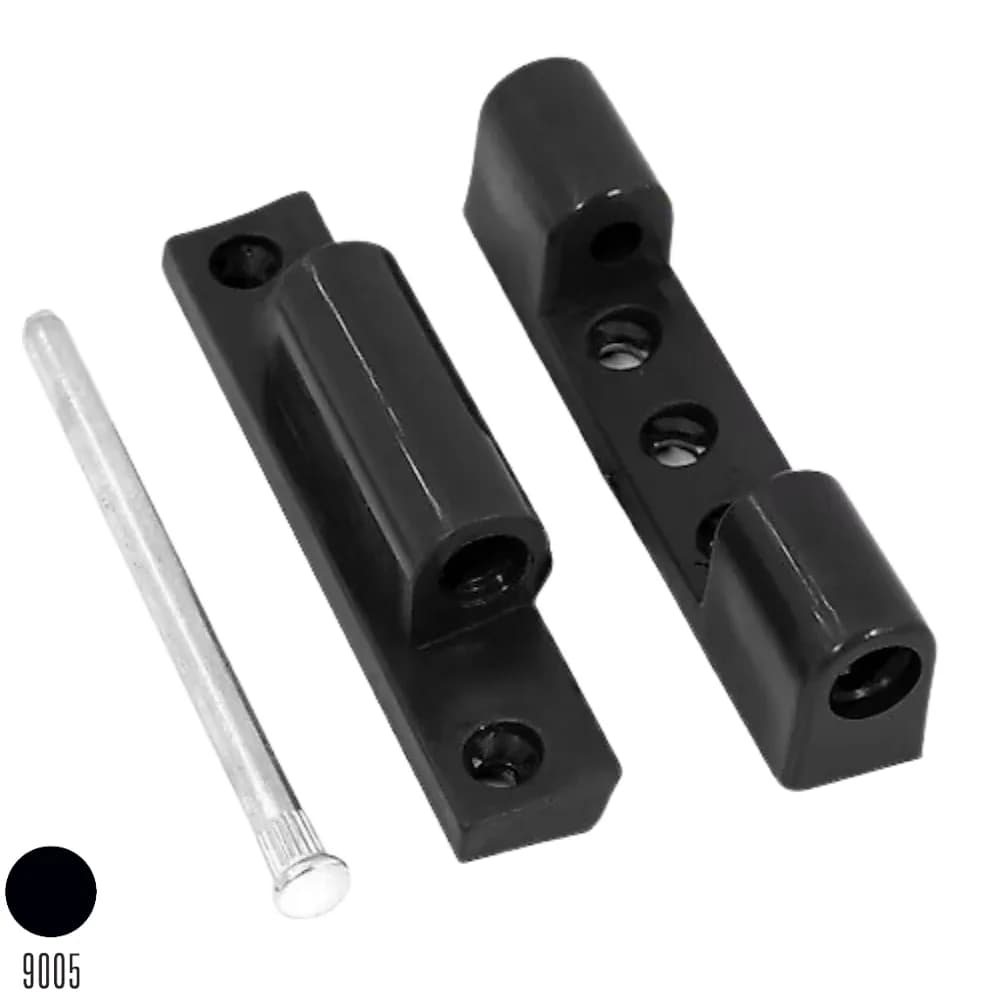Uğur Kalıp 90 mm Plastik Pencere Menteşesi Siyah