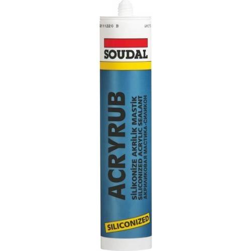 Soudal Acryrub Silikonize Mastik 500gr 310 ml